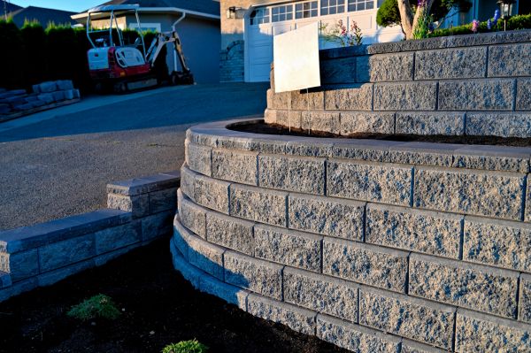 Stone Retaining Wall Repair in Rochester