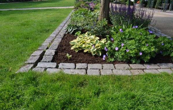Stone Edging Installation in Rochester