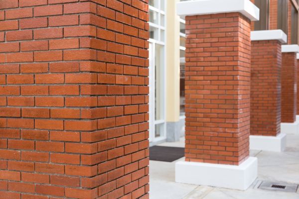 Brick Column Installation in Rochester