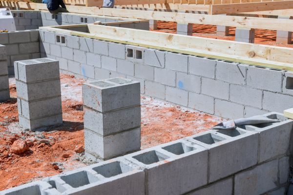 Cement Block Installation in Rochester