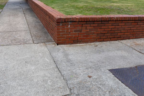 Brick Retaining Wall Repair in Rochester